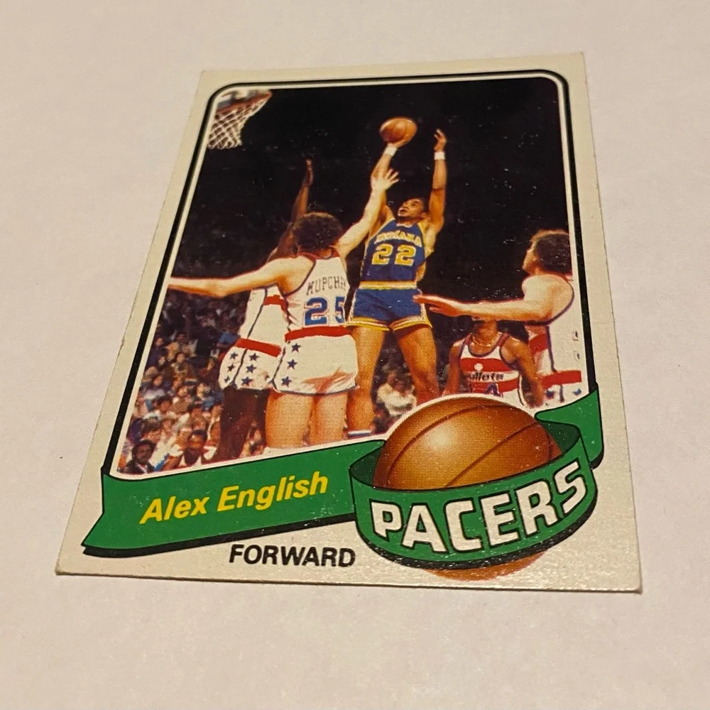 Alex English Rookie 1979 Topps Basketball Card Vintage collectible